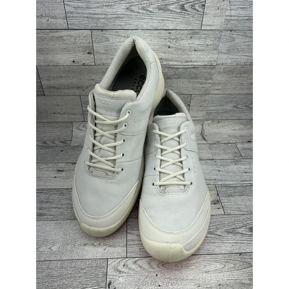Ecco Golf S-Three White Leather Spikeless Shoes Women Sz 9-9.5 10058350874